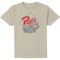 Riverdale Pop's Choclit Shop Unisex T-Shirt - White Vintage Wash - XXL, Cream
Riverdale Pop's Choclit Shop Unisex T-Shirt - White Vintage Wash - XXL, Cream