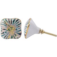 Green and Yellow Ceramic Drawer Pull
Green and Yellow Ceramic Drawer Pull