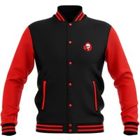 Grimmfest Logo Varsity Jacket - Red/Black - L
Grimmfest Logo Varsity Jacket - Red/Black - L