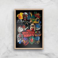 Suicide Squad Poster Giclee Art Print - A4 - Wooden Frame, Multi
Suicide Squad Poster Giclee Art Print - A4 - Wooden Frame, Multi