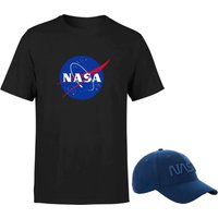 NASA Navy Cap & Nasa T-Shirt Bundle - Men's - L
NASA Navy Cap & Nasa T-Shirt Bundle - Men's - L