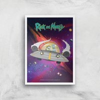 Rick and Morty Rocket Adventure Giclee Art Print - A3 - White Frame, Multi
Rick and Morty Rocket Adventure Giclee Art Print - A3 - White Frame, Multi