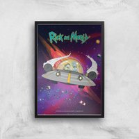 Rick and Morty Rocket Adventure Giclee Art Print - A3 - Black Frame, Multi
Rick and Morty Rocket Adventure Giclee Art Print - A3 - Black Frame, Multi