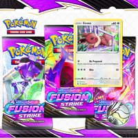 Pokémon TCG: Sword & Shield 8 Fusion Strike 3-Pack Boosters
Pokémon TCG: Sword & Shield 8 Fusion Strike 3-Pack Boosters