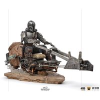 Iron Studios Star Wars The Mandalorian Deluxe Art Scale Statue 1/10 Mandalorian on Speederbike 18 cm
Iron Studios Star Wars The Mandalorian Deluxe Art Scale Statue 1/10 Mandalorian on Speederbike 18 cm