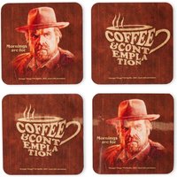 Stranger Things Coffee And Contemplation Coaster Set