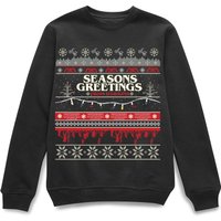 Stranger Things Hawkins Christmas Unisex Christmas Jumper - Black - M
Stranger Things Hawkins Christmas Unisex Christmas Jumper - Black - M