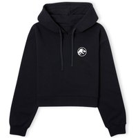 Jurassic Park Evergreen Ranger Logo Women's Cropped Hoodie - Black - XS - Black
Jurassic Park Evergreen Ranger Logo Women's Cropped Hoodie - Black - XS - Black