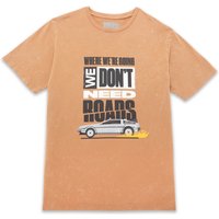 Back to the Future Where We're Going We Don't Need Roads Unisex T-Shirt - Tan - L
Back to the Future Where We're Going We Don't Need Roads Unisex T-Shirt - Tan - L