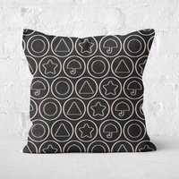 Squid Game Honeycomb Glitch Square Cushion - 60x60cm - Soft Touch
Squid Game Honeycomb Glitch Square Cushion - 60x60cm - Soft Touch