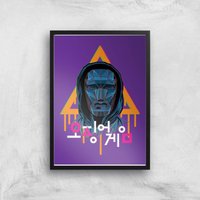 Squid Game Front Man Paint Giclee Art Print - A4 - Black Frame, Multi
Squid Game Front Man Paint Giclee Art Print - A4 - Black Frame, Multi
