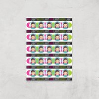 Squid Game Red Light Green Light Giclee Art Print - A4 - Print Only, Multi
Squid Game Red Light Green Light Giclee Art Print - A4 - Print Only, Multi