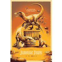 Jurassic Park x Luke Preece - Raptors in the Kitchen - Screen-Print -24 x36, Multi
Jurassic Park x Luke Preece - Raptors in the Kitchen - Screen-Print -24 x36, Multi