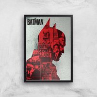 The Batman Silhouette Giclee Art Print - A3 - Black Frame
The Batman Silhouette Giclee Art Print - A3 - Black Frame