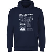 Back to the future Delorean Schematic Hoodie - Navy - XL
Back to the future Delorean Schematic Hoodie - Navy - XL
