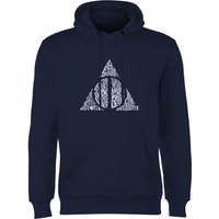 Harry Potter Deathly Hallows Text Hoodie - Navy - XXL
Harry Potter Deathly Hallows Text Hoodie - Navy - XXL