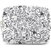 Jaws Doodle Pattern Makeup Bag
Jaws Doodle Pattern Makeup Bag