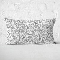 Jaws Doodles Rectangular Cushion - 30x50cm - Soft Touch
Jaws Doodles Rectangular Cushion - 30x50cm - Soft Touch