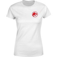Jurassic Park Red Logo Embroidered Women's T-Shirt - White - M
Jurassic Park Red Logo Embroidered Women's T-Shirt - White - M