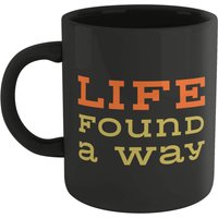 Jurassic Park Life Found A Way Mug - Black
Jurassic Park Life Found A Way Mug - Black