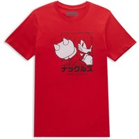 Sonic The Hedgehog Knuckles Katakana Men's T-Shirt - Red - XL
Sonic The Hedgehog Knuckles Katakana Men's T-Shirt - Red - XL