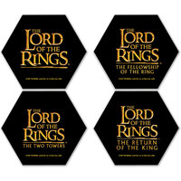 Lord Of The Rings LOTR Logos Hexagonal Coaster Set
Lord Of The Rings LOTR Logos Hexagonal Coaster Set