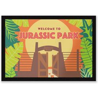 Jurassic Park Gates Entrance Mat
Jurassic Park Gates Entrance Mat