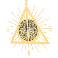 Harry Potter Deathly Hallows Metal Laser Cut Clock
Harry Potter Deathly Hallows Metal Laser Cut Clock