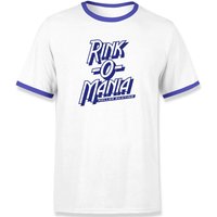 Stranger Things Rink-O-Mania Unisex Ringer T-Shirt - White/Blue - M
Stranger Things Rink-O-Mania Unisex Ringer T-Shirt - White/Blue - M
