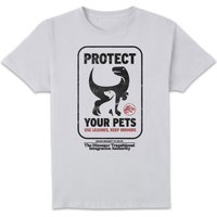 Jurassic World Protect Your Pets Men's T-Shirt - White - L
Jurassic World Protect Your Pets Men's T-Shirt - White - L