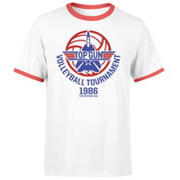 Top Gun Volleyball Tournament Unisex Ringer T-Shirt - White/Red - L
Top Gun Volleyball Tournament Unisex Ringer T-Shirt - White/Red - L