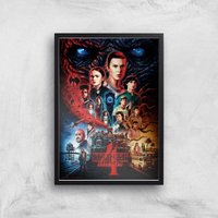 Stranger Things Composition Giclee Art Print - A3 - Black Frame, Multi
Stranger Things Composition Giclee Art Print - A3 - Black Frame, Multi