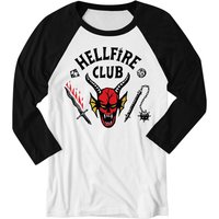 Stranger Things Hellfire Club Unisex Baseball Raglan Long Sleeve T-Shirt - White / Black - L
Stranger Things Hellfire Club Unisex Baseball Raglan Long Sleeve T-Shirt - White / Black - L