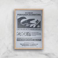 Jurassic World Mosasaurus Sighting Giclee Art Print - A4 - Wooden Frame, Multi
Jurassic World Mosasaurus Sighting Giclee Art Print - A4 - Wooden Frame, Multi