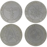 Fanattik Star Trek Set of 4 Starfleet Division Medallions in .999 Silver Plating
Fanattik Star Trek Set of 4 Starfleet Division Medallions in .999 Silver Plating