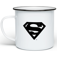 Superman Logo Enamel Mug - White
Superman Logo Enamel Mug - White