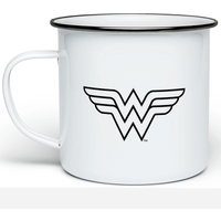 Wonder Woman Logo Enamel Mug - White
Wonder Woman Logo Enamel Mug - White