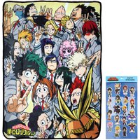 My Hero Academia Class 1-A Group Blanket with Chibi Puffy Sticker Sheet
My Hero Academia Class 1-A Group Blanket with Chibi Puffy Sticker Sheet