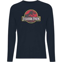 Jurassic Park Logo Men's Long Sleeve T-Shirt - Navy - XL
Jurassic Park Logo Men's Long Sleeve T-Shirt - Navy - XL