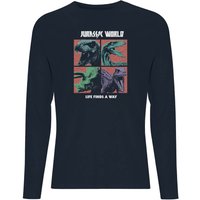 Jurassic Park World Four Colour Faces Men's Long Sleeve T-Shirt - Navy - L
Jurassic Park World Four Colour Faces Men's Long Sleeve T-Shirt - Navy - L