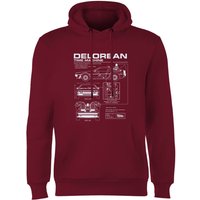 Back To The Future Delorean Schematic Hoodie - Burgundy - M, Multi
Back To The Future Delorean Schematic Hoodie - Burgundy - M, Multi