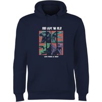 Jurassic Park World Four Colour Faces Hoodie - Navy - XXL, Multi
Jurassic Park World Four Colour Faces Hoodie - Navy - XXL, Multi