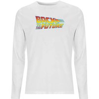 Back To The Future Classic Logo Men's Long Sleeve T-Shirt - White - XXL
Back To The Future Classic Logo Men's Long Sleeve T-Shirt - White - XXL