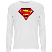 Official Superman Shield Men's Long Sleeve T-Shirt - White - XXL
Official Superman Shield Men's Long Sleeve T-Shirt - White - XXL
