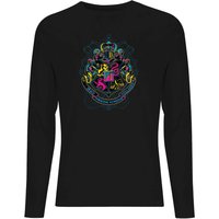 Harry Potter Hogwarts Neon Crest Men's Long Sleeve T-Shirt - Black - L
Harry Potter Hogwarts Neon Crest Men's Long Sleeve T-Shirt - Black - L