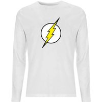 Justice League Flash Logo Men's Long Sleeve T-Shirt - White - XL
Justice League Flash Logo Men's Long Sleeve T-Shirt - White - XL
