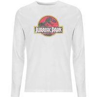 Jurassic Park Logo Vintage Men's Long Sleeve T-Shirt - White - M
Jurassic Park Logo Vintage Men's Long Sleeve T-Shirt - White - M