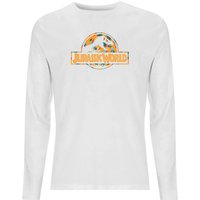 Jurassic Park Logo Tropical Men's Long Sleeve T-Shirt - White - L
Jurassic Park Logo Tropical Men's Long Sleeve T-Shirt - White - L