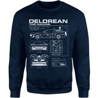 Back To The Future Delorean Schematic Sweatshirt - Navy - XXL, Blue
Back To The Future Delorean Schematic Sweatshirt - Navy - XXL, Blue