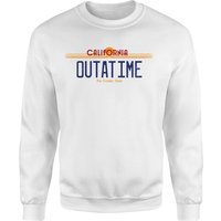 Back To The Future Outatime Plate Sweatshirt - White - XS
Back To The Future Outatime Plate Sweatshirt - White - XS